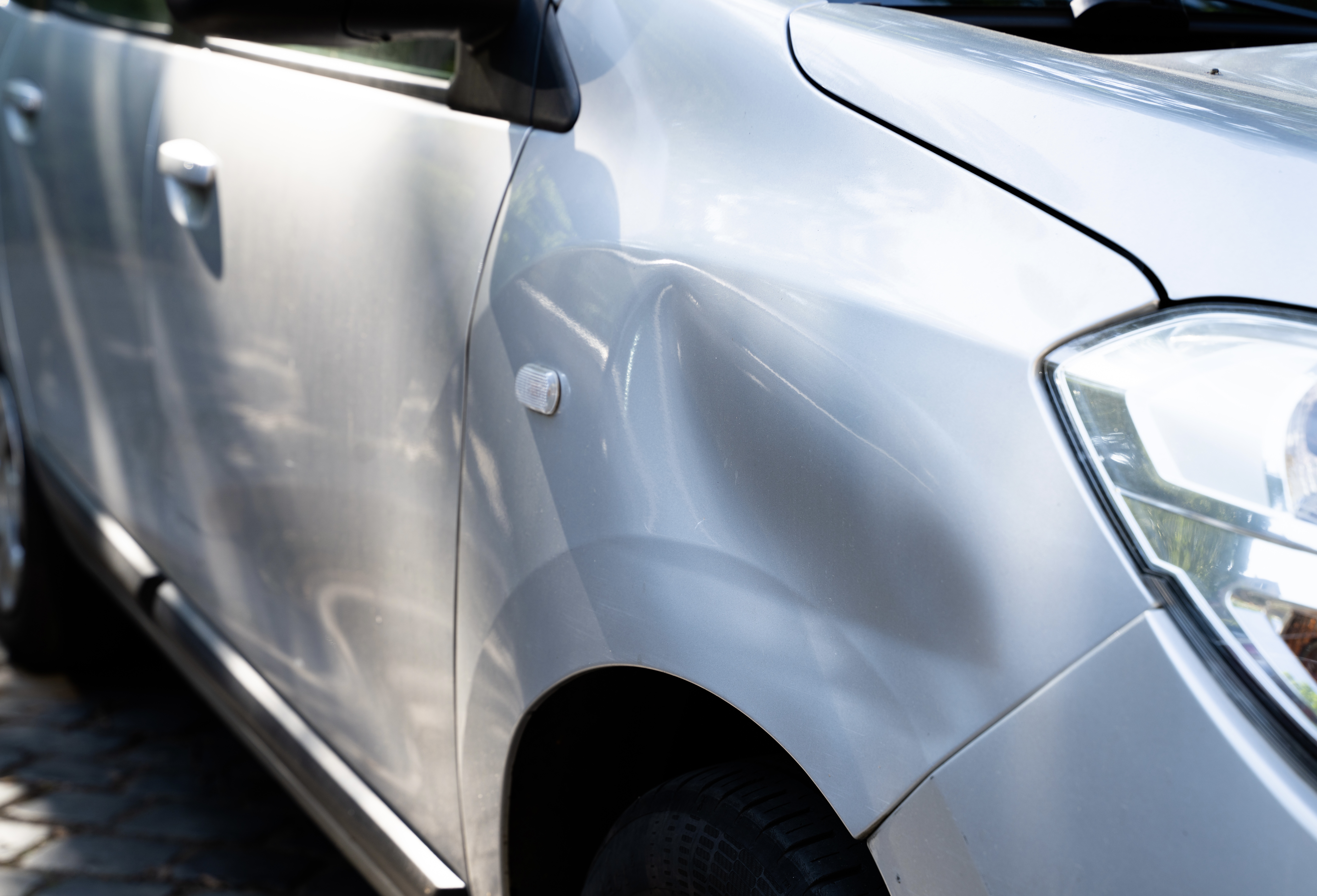 Car after Paintless Dent Repair