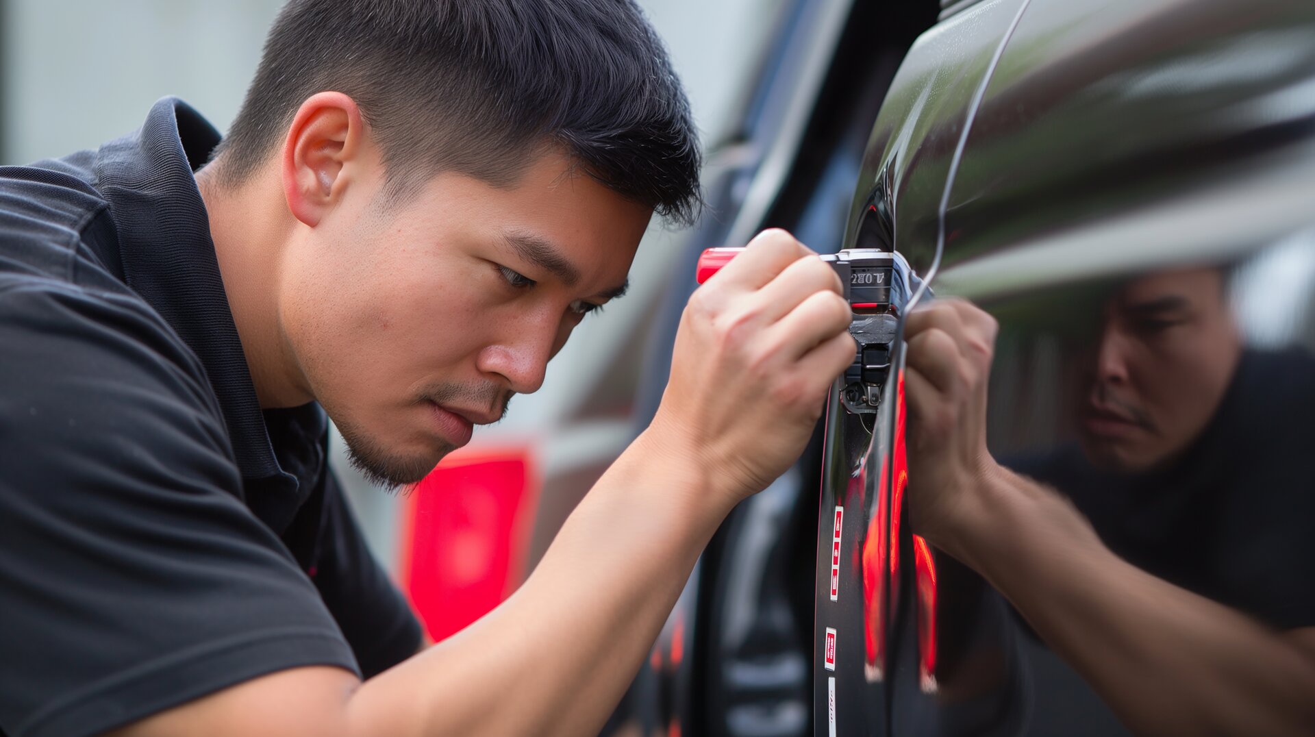 Paintless dent repair services